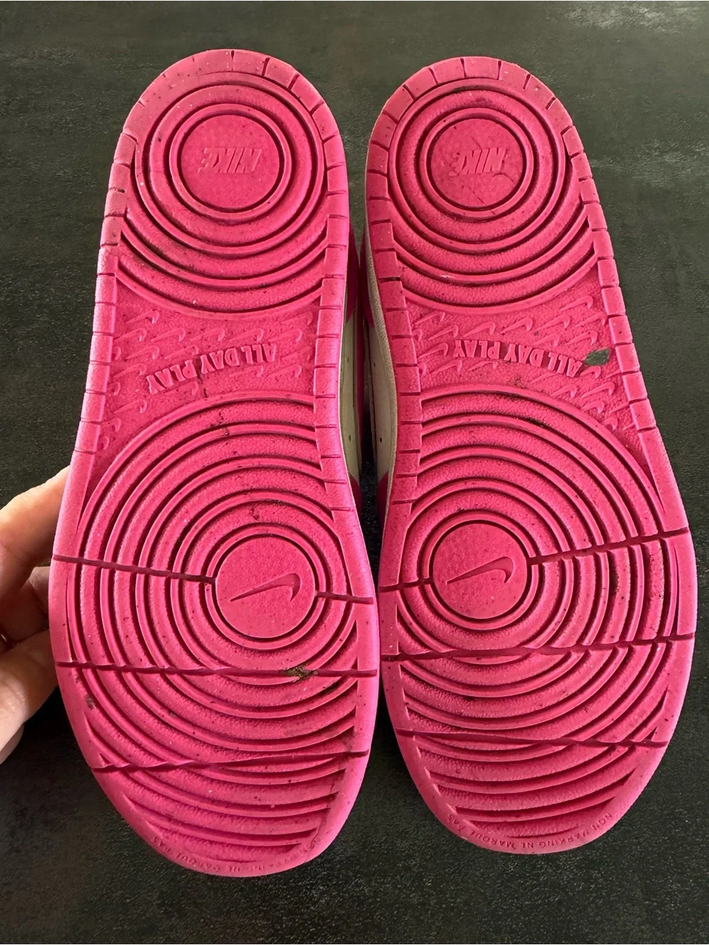 Nike Court Borough Low Recraft 3Y White Pink Kids Sneakers DV5457-123